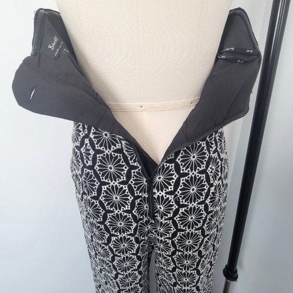Bardot Twist Black White Floral Strapless Wide Leg Jumpsuit – Size 4 (XS) NWT - Picture 8 of 16